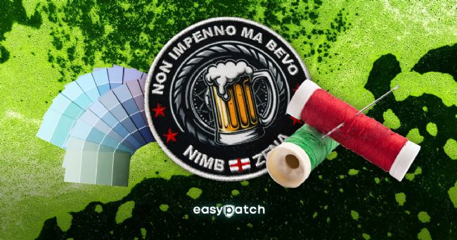 Nå toppen med sublimerede lapper plus broderi