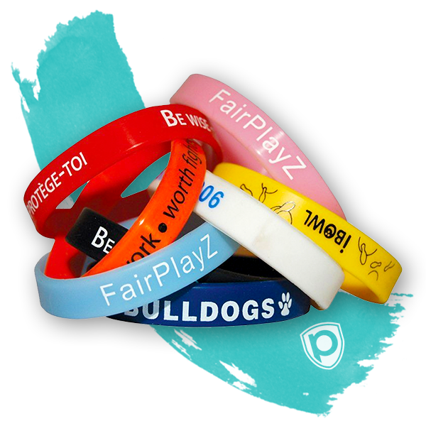 Tilpassede silikonearmbånd? Gratis online tilbud